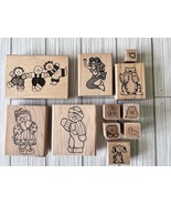 Destash: D.O.T.S. Rubber Stamps Bundle.  11 Stamps Wood Mounted.  Gently... - $22.00