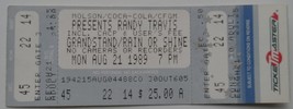 RANDY TRAVIS 1989 Full Ticket CNE Grandstand Toronto Presented By Molson... - $6.75