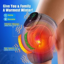 Electric Heating Therapy Knee Vibration Massage Leg Arthritis Physiotherapy Elbo - £33.97 GBP