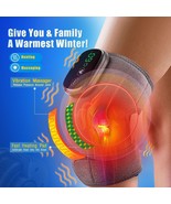 Electric Heating Therapy Knee Vibration Massage Leg Arthritis Physiother... - $42.56