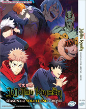 Anime DVD Jujutsu Kaisen Sea.1-2 + Kaisen O Movie English Dubbed Version - £28.04 GBP