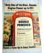1954 Color Ad Mobilgas Special Gasoline Mobil Gas With Pegasus Logo - $13.70 CAD