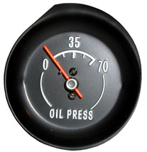 1972-73GAUGE-OIL PRESSURE-70 LBS.-WHITE FACE-72-73 (#E6287) ! - £69.59 GBP