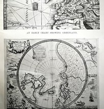 Maps Of Waters Used By Whalers 1926 Nautical Antique Print Whale Hunting... - £15.68 GBP