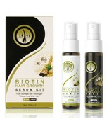 Biotin Hair Growth Serum Day/night Kit Hair Growth Promotor Anti Hair loss - £15.79 GBP