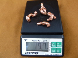 (R600-1-13) solid 19.7 grams Copper KEWEENAW element metal Michigan sculpture - £10.46 GBP