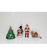 NEW RARE Williams Sonoma Set of 4 Twas The Night Before Christmas Tree O... - €51,51 EUR