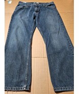 Levi Strauss Signature Bootcut Jeans Blue Demin High Rise 100% Cotton 36x30 - €12,63 EUR