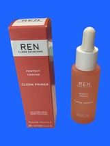 REN Clean Skincare Perfect Canvas Primer 30ml 1.02 fl Oz MSRP $48 New In... - £23.65 GBP