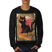 Spy Cat Jumper Animals Men Sweatshirt - £14.77 GBP