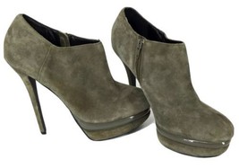 Stiletto High Heel Platform Kelsi Dagger Odessa Shoes Grey Suede Womens 9.5 - £17.37 GBP