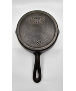 Favorite Piqua Ware No. 3 A Skillet Smiley Face Logo Georgeous - $1,459.35 MXN