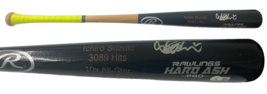Ichiro Suzuki Autographed Laser Engraved Rawlings Hard Ash Bat Beckett - £491.86 GBP