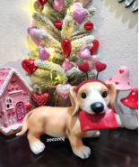 VALENTINES DAY Dachshund Dog Resin Figurine Statue Decor 9.75&quot; NEW - $58.90 CAD