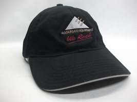 Aggregate Equipment We Rock Hat Black Strapback Baseball Cap - £15.94 GBP