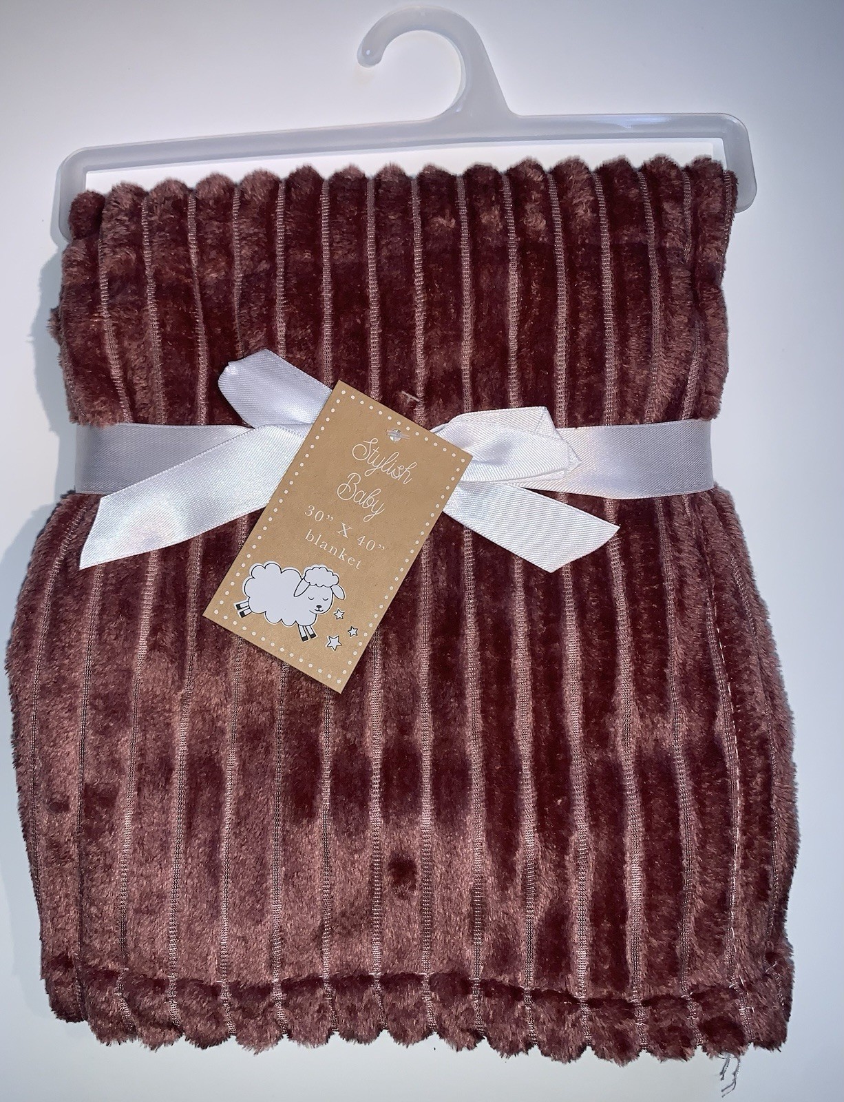 NEW Stylish Baby Soft Flannel Fleece Baby Infant Throw Blanket in Peach ... - $7.99