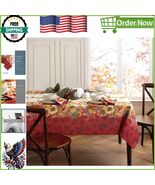 Charming Swaying Leaves Holiday Tablecloth - Ideal for Thanksgiving Tables - $526.10 MXN