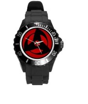 Watch with sharingan mangekyou sign unisex custom design - £23.97 GBP