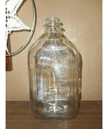 Glass Milk Bottle, 2 quart/64 oz, Clear, Oberweis Dairy/North Aurora, Il... - £18.35 GBP