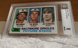 1982 Topps #21 Card Baltimore Orioles Future Stars Cal Ripken 8 NM-MT - £73.65 GBP