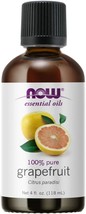 NOW Essential Oils, Grapefruit Oil, Sweet Citrus Aromatherapy Scent, Cold Presse - £34.28 GBP