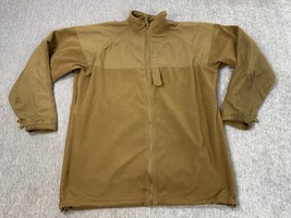 US Navy NWU Type II/III Working Uniform XXL -X Long Parka Brown Fleece L... - $39.59