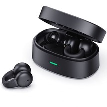 Ear-Clip Bone Conduction Headphones Bluetooth 5.3 Open Ear Clip On Headphone Cli - £31.96 GBP
