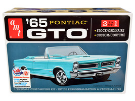 Skill 2 Model Kit 1965 Pontiac GTO 2-in-1 Kit 1/25 Scale Model by AMT - £41.19 GBP