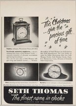 1950 Print Ad Seth Thomas Clocks 3 Models Shown Thomaston,Connecticut - £11.16 GBP