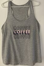 Woman's Grey Coffee Coffee Coffee Night Shirt 2 X-Large - $8.65