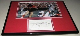 Jimmy Johnson Signed Framed 11x14 Photo Display 49ers HOF - £51.43 GBP