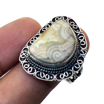 Crazy Lace Agate Vintage Style Gemstone Fashion Ring Jewelry 9.25&quot; SA 1159 - £3.97 GBP