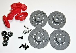 TRAXXAS 4TEC 2.0 Hex Hubs, Pins, Wheel Nuts, and Disk Brakes (4) - £19.81 GBP