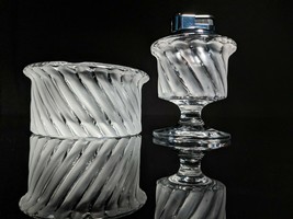 Lalique Smyrne Ashtray , Match Holder and Table Lighter Trio - £533.30 GBP