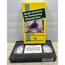 Simple Solutions for Bowhunting Whitetail Deer VHS Cianciarulo Archers Choice - $14.89