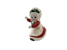 1984 Geo Z Lefton Mrs. Santa Claus Salt OR Pepper Shaker Japan - £11.90 GBP