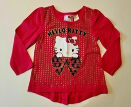 Hello Kitty T Shirt Long Sleeve Top Toddler size 2T or 4T NWT  - £7.02 GBP