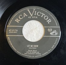 Dinah Shore - Salomee / Let Me Know - RCA Victor 47 - £7.51 GBP