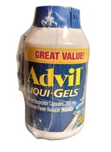 Advil Liqui-Gels Ibuprofen 200mg 200 Capsules + Advil PM Ibuprofen 2 Ct EXP 4/25 - £14.19 GBP
