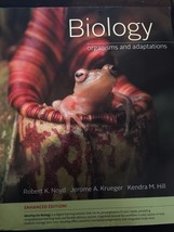 Biology: Organisms and Adaptations 1305960513 by Noyd/Krueger/Hill 2017 ... - £7.75 GBP