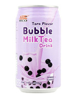 Rico Taro Flavor Bubble Milk Tea Drink 12.3 Oz (Pack Of 8 Cans) - £46.01 GBP