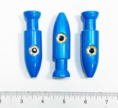Bullet Lead Sea Witch Lure Heads Blue 180 gram Package of 3 for Fishing - $26.95
