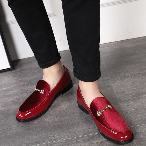 New Handmade Men's burgundy tassel loafers, Spring casual men's leather shoes