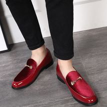 New Handmade Men&#39;s burgundy tassel loafers, Spring casual men&#39;s leather shoes - £115.07 GBP