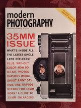 Rare Modern Photography Magazine February 1960 35mm Color Polaroids Equipment - £12.74 GBP