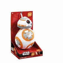Star Wars: The Force Awakens BB-8 Talking 12.5&quot; Plush Toy White / Orange Age 0+ - £22.15 GBP