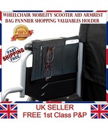 LTG PRO Wheelchair Armrest Bag Mobility Scooter aid Pannier Shopping Holder - $149.95 MXN
