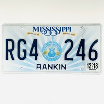 2018 United States Mississippi Rankin County Passenger License Plate RG4 246 - £13.31 GBP