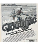 1977 Aeromexico Airlines Advertisement Vintage Travel Mexico Yucatan DWW13C - $454.76 MXN