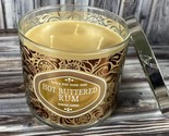 Bath &amp; Body Works 14.5 oz Scented 3-Wick Candle - Hot Buttered Rum - New - $24.18